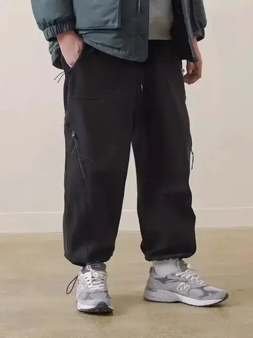 Jean 20AW Indigo Union Japan Black Worker Jogger Pants Size US 32 / EU 48 - 1 Thumbnail