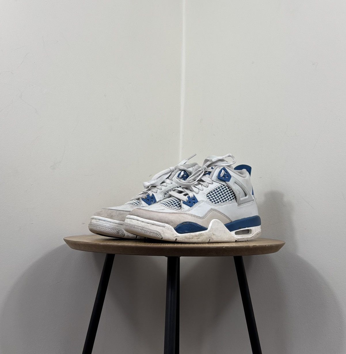 Jordan Brand Jordan 4 Retro Military Blue 2024 GS Sneakers Shoes Size 7Y Size US 7 / EU 40 - 9 Thumbnail
