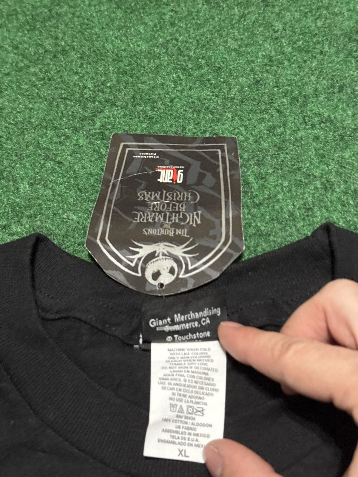 Giant Jack Skellington Nightmare Before Christmas XL T Shirt NWT Size US XL / EU 56 / 4 - 4 Thumbnail