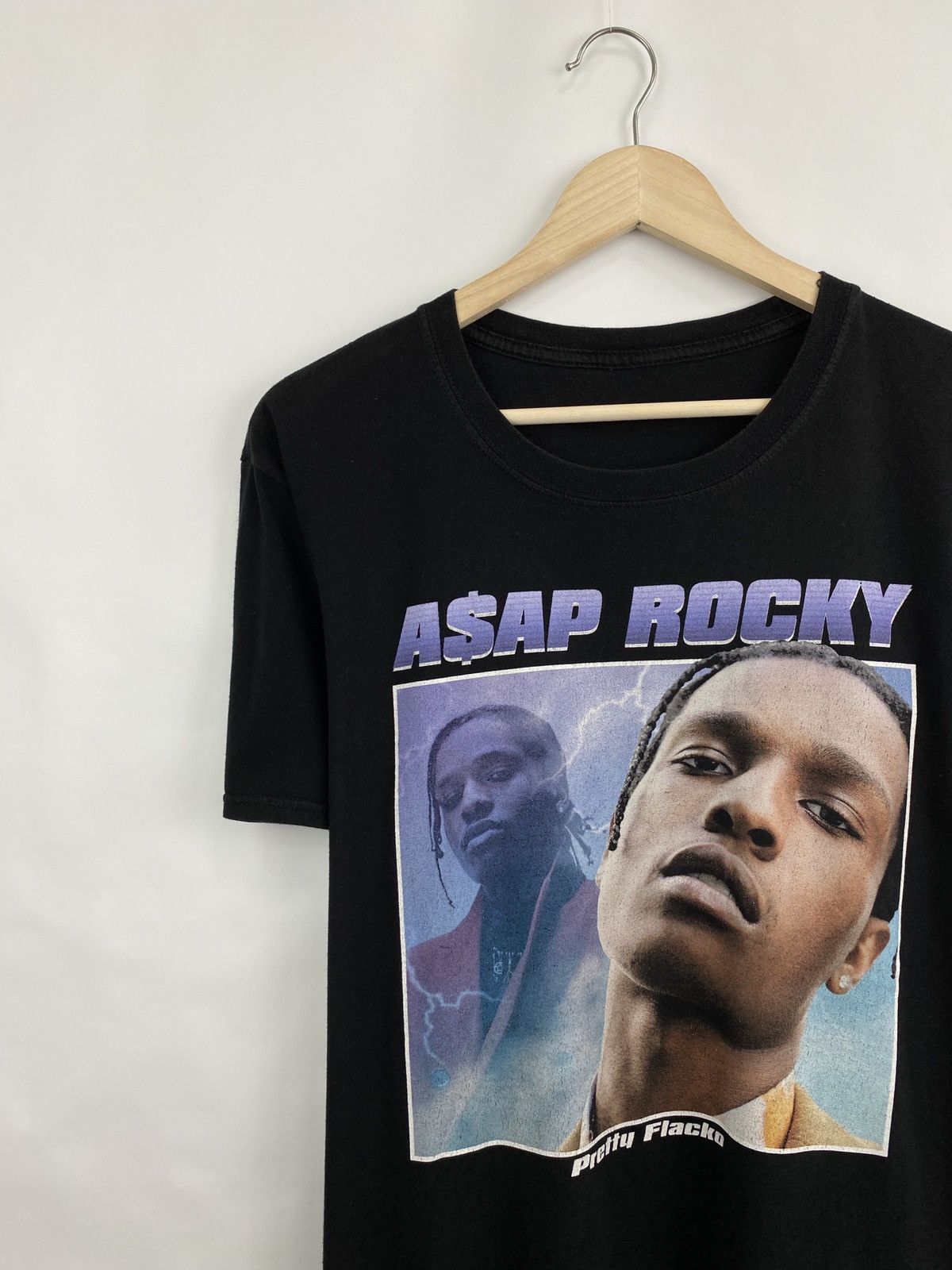 A$AP Rocky 🇺🇸 Y2K ASAP Rocky Pretty Flacko Rap T-Shirt Rare Retro Hype Size US M / EU 48-50 / 2 - 2 Thumbnail