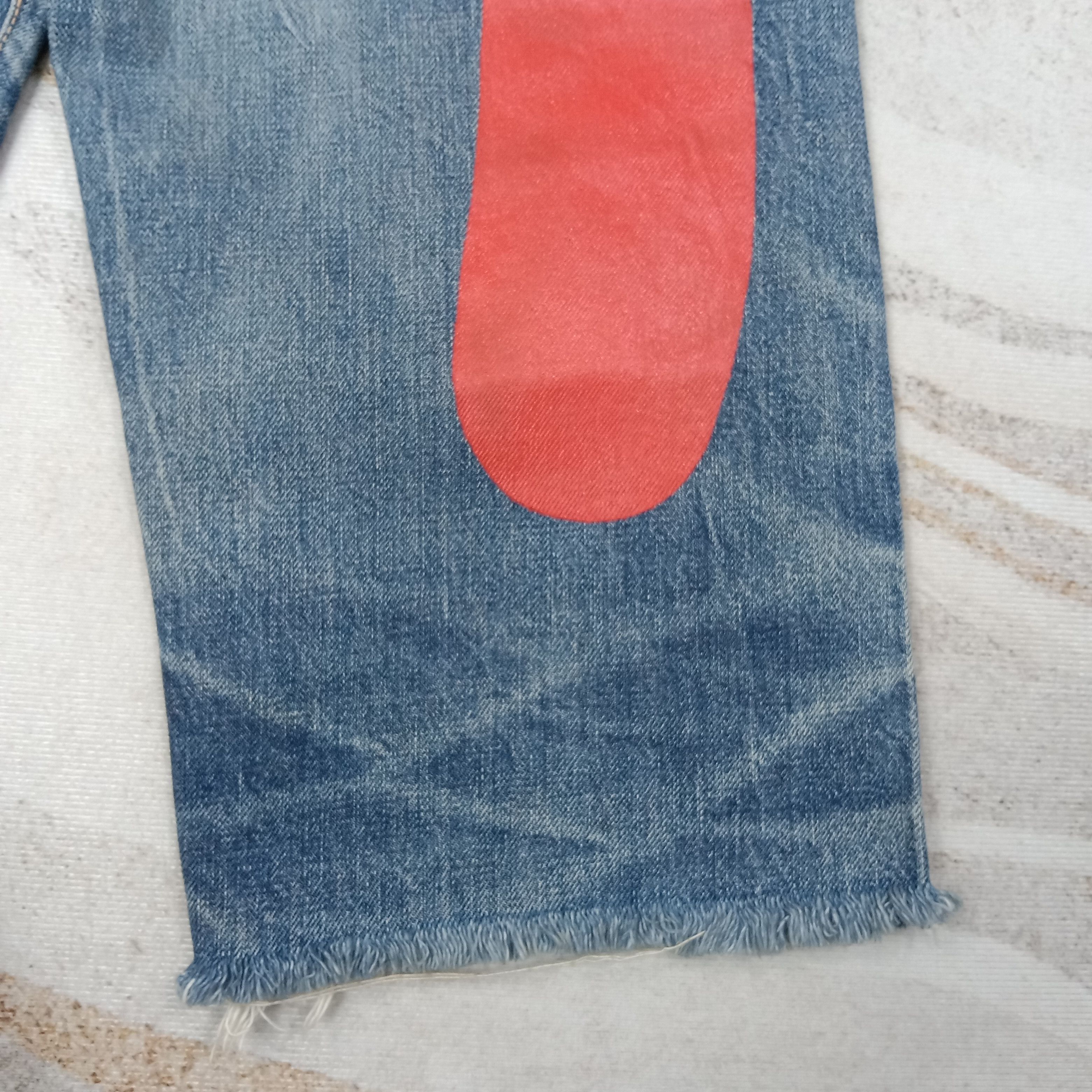 Evisu Evisu Japanese Selvedge 3 Quarters Denim Jeans C258N14 Size US 27 - 4 Thumbnail
