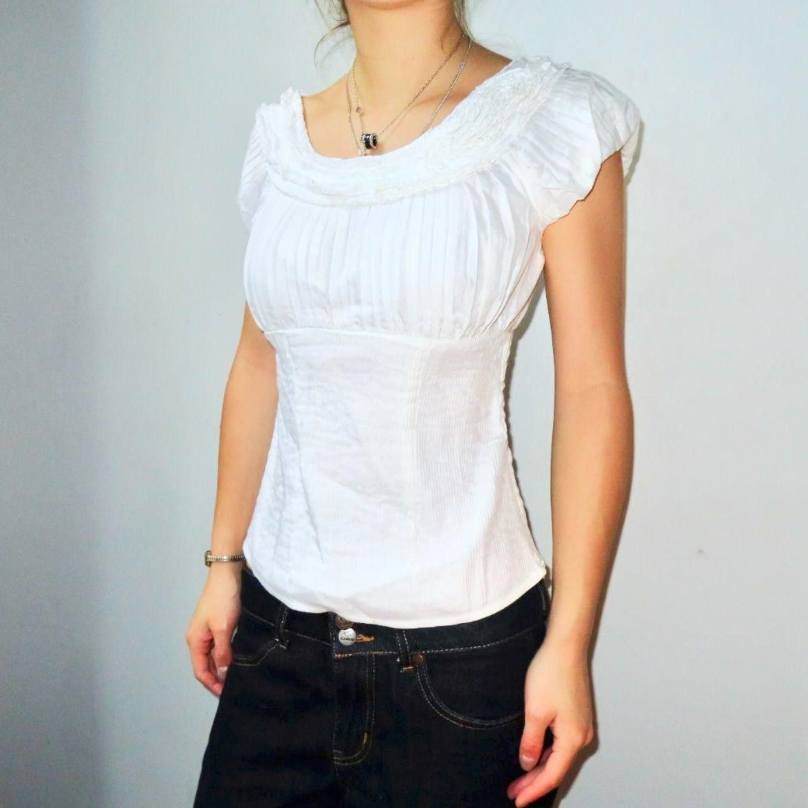 Other Catherine Malandrino white blouse Size XS / US 0-2 / IT 36-38 - 2 Thumbnail