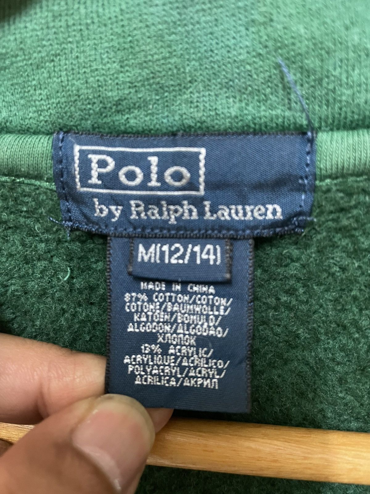 Vintage Half zipper Sweatshirt Polo Ralph Lauren Size US M / EU 48-50 / 2 - 7 Thumbnail