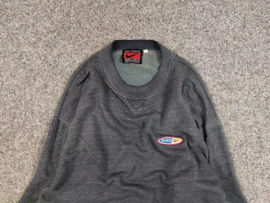 Nike Vintage 90's Nike Premier Distressed Paint Sweatshirt Size US L / EU 52-54 / 3 - 2 Thumbnail