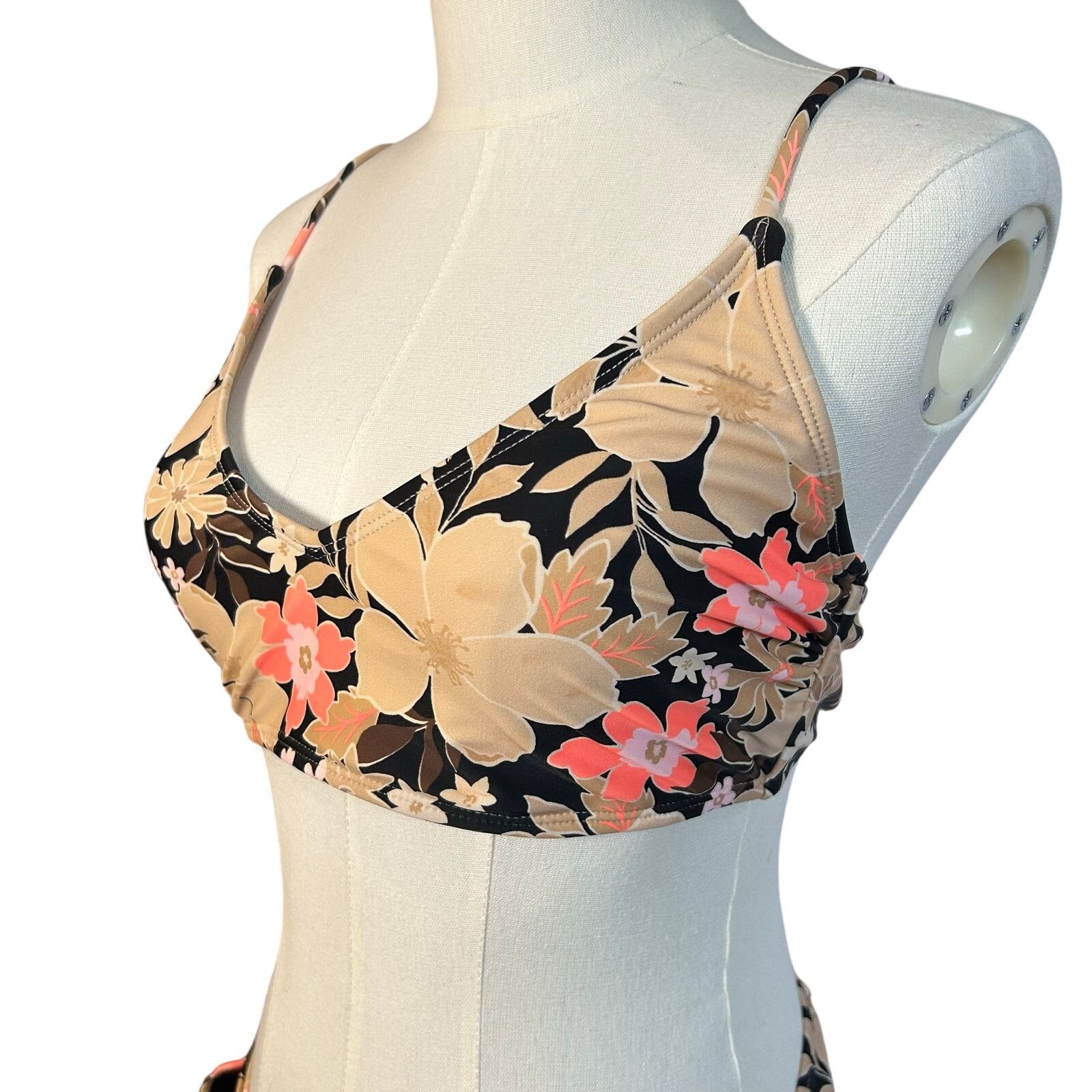Other × Target Basics Brown Black String Bikini Set Adjustable Triangle Top Large Size ONE SIZE - 8 Thumbnail