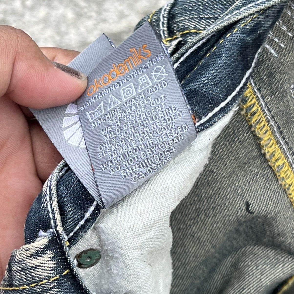 Akademiks “y2k style” AKADEMIKS ACID WASH DOUBLE POCKET BAGGY JEANS Size US 36 / EU 52 - 17 Thumbnail