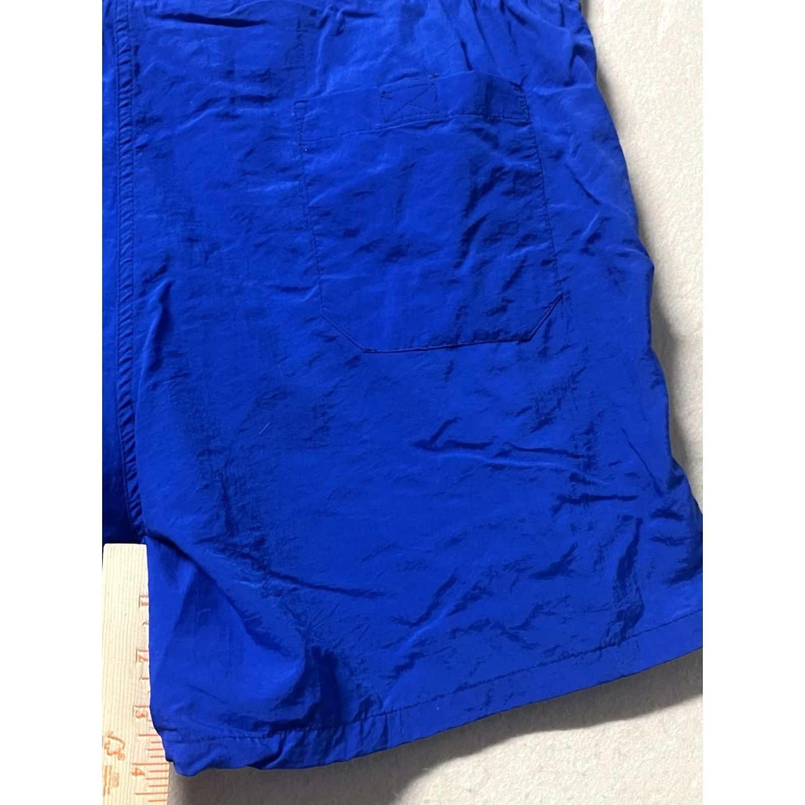 Vintage VINTAGE White Sierra Mens Shorts M Blue Drawstring Athletic Activewear Mens Size US 31 - 5 Thumbnail