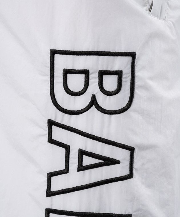 Balenciaga o1la1rc1a0425 Tracksuit Pant Track Nylon in White/Black Size US 30 / EU 46 - 5 Thumbnail