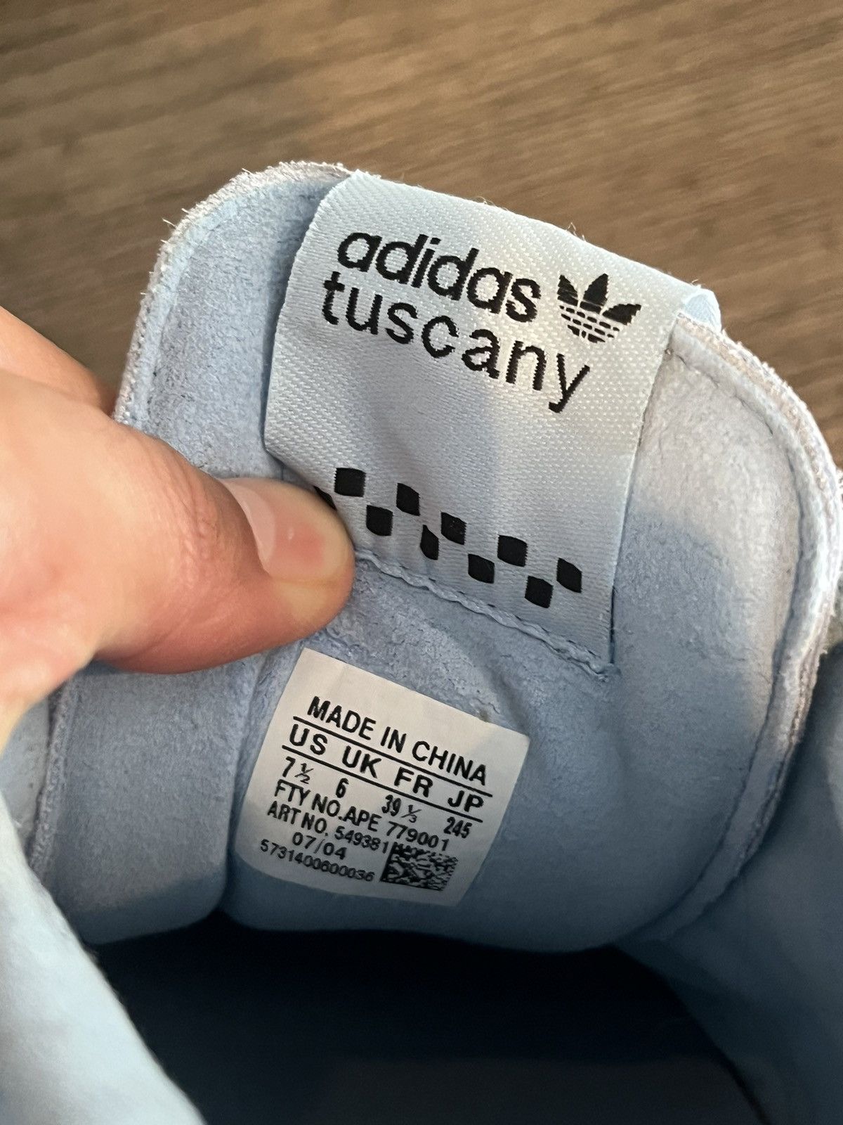 Adidas × Vintage Vintage Adidas Tuscany Baby Blue Size US 7.5 / IT 37.5 - 8 Thumbnail