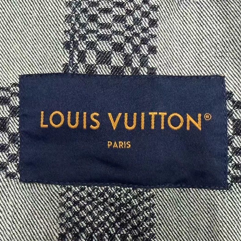 Louis Vuitton Louis Vuitton Checkerboard single-breasted denim jacket Size US M / EU 48-50 / 2 - 6 Thumbnail