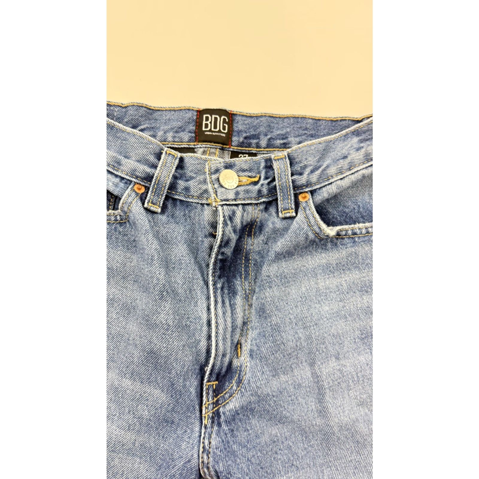 Bdg BDG Urban Outfitters Jeans Womens 27x30 Blue Bootcut Distressed Ripped Denim Size 27" / US 4 / IT 40 - 4 Thumbnail