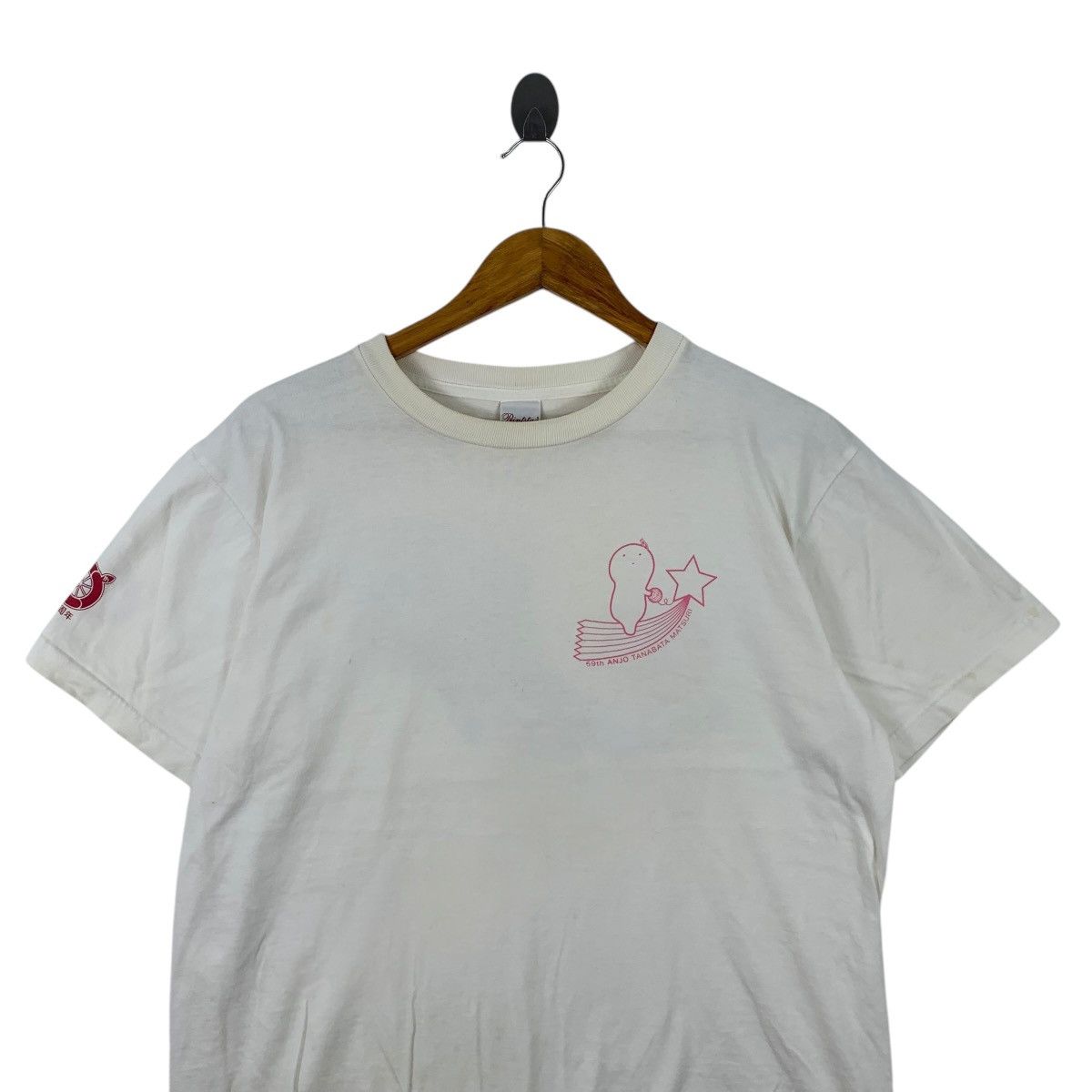 Vintage Japan Traditional ANJO TANABATA STAR FESTIVAL Tee Shirt Top Size L / US 10 / IT 46 - 2 Thumbnail