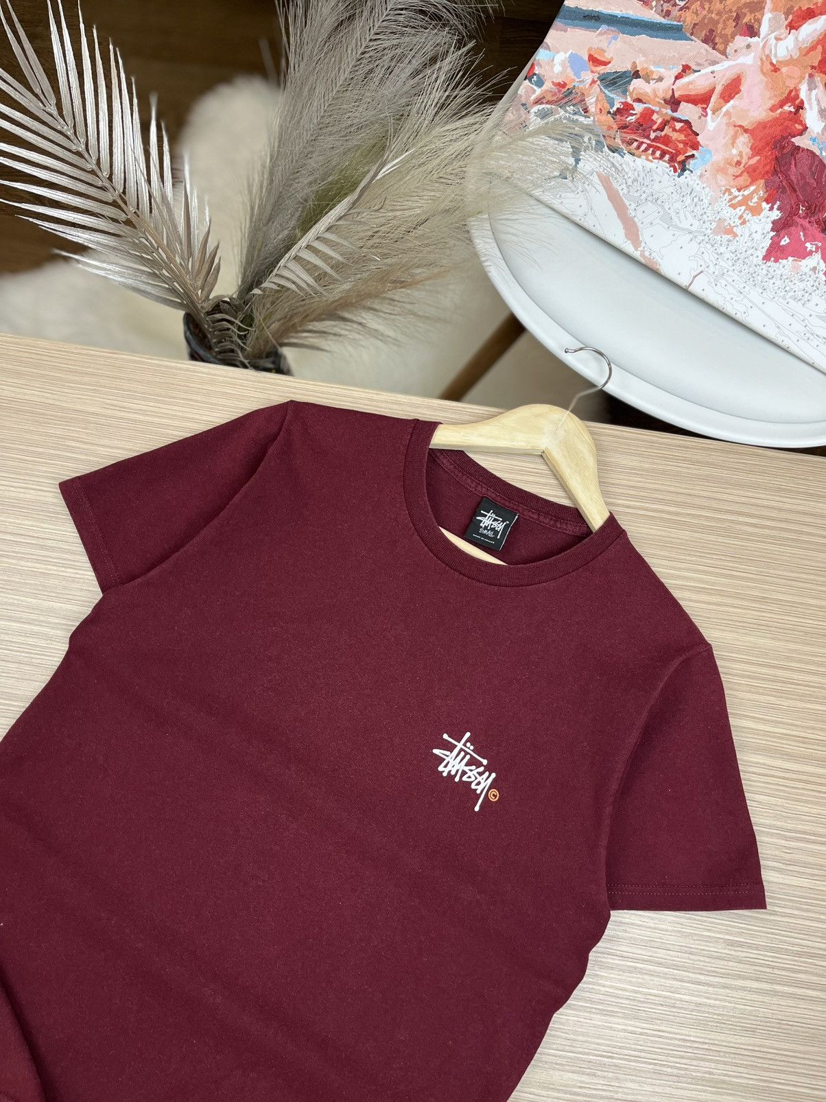 Stussy × Vintage Vintage Stussy Tee Shirt Big Logo Size US S / EU 44-46 / 1 - 3 Thumbnail