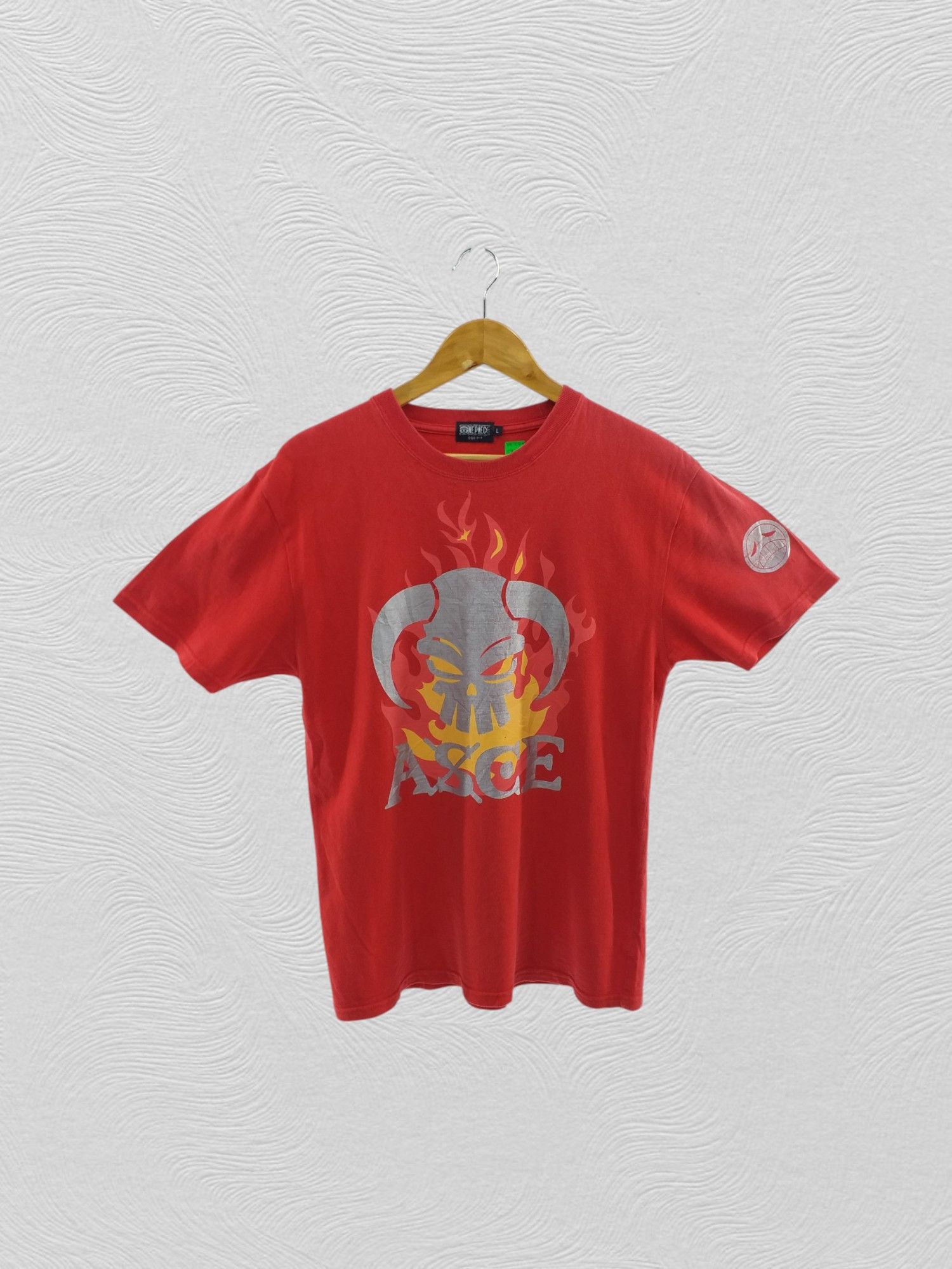 Anime Vintage One Piece Asce Medium Tee Shirt -A004 Size US M / EU 48-50 / 2 - 1 Thumbnail