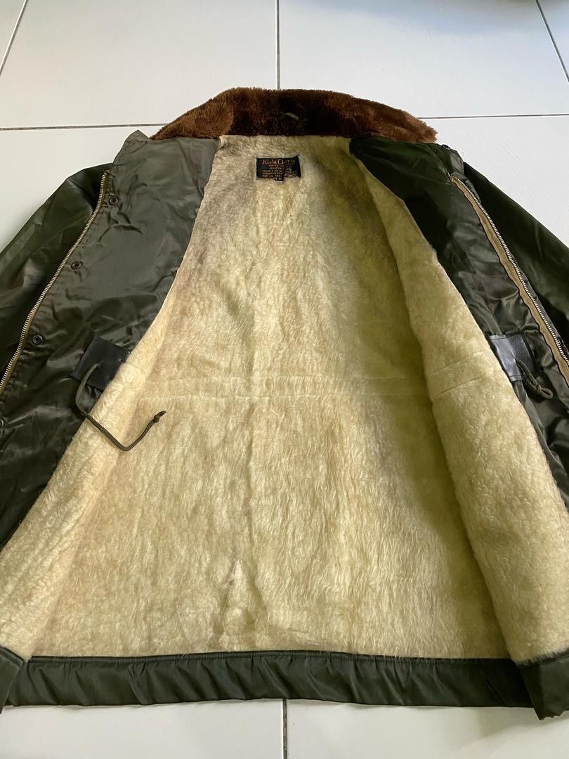 Other Vintage Kishi cherry army sherpa pullover Waterproof Jacket Size US L / EU 52-54 / 3 - 2 Thumbnail
