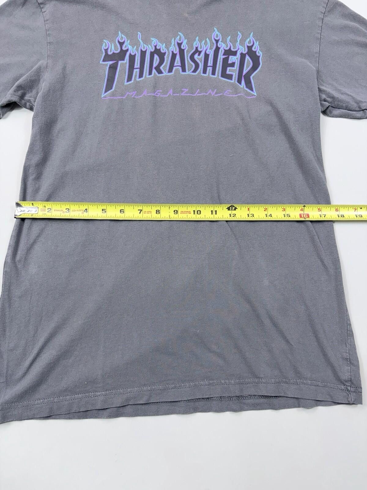 Thrasher Thrasher Magazine charcoal gray t-shirt Size M Size US M / EU 48-50 / 2 - 5 Thumbnail