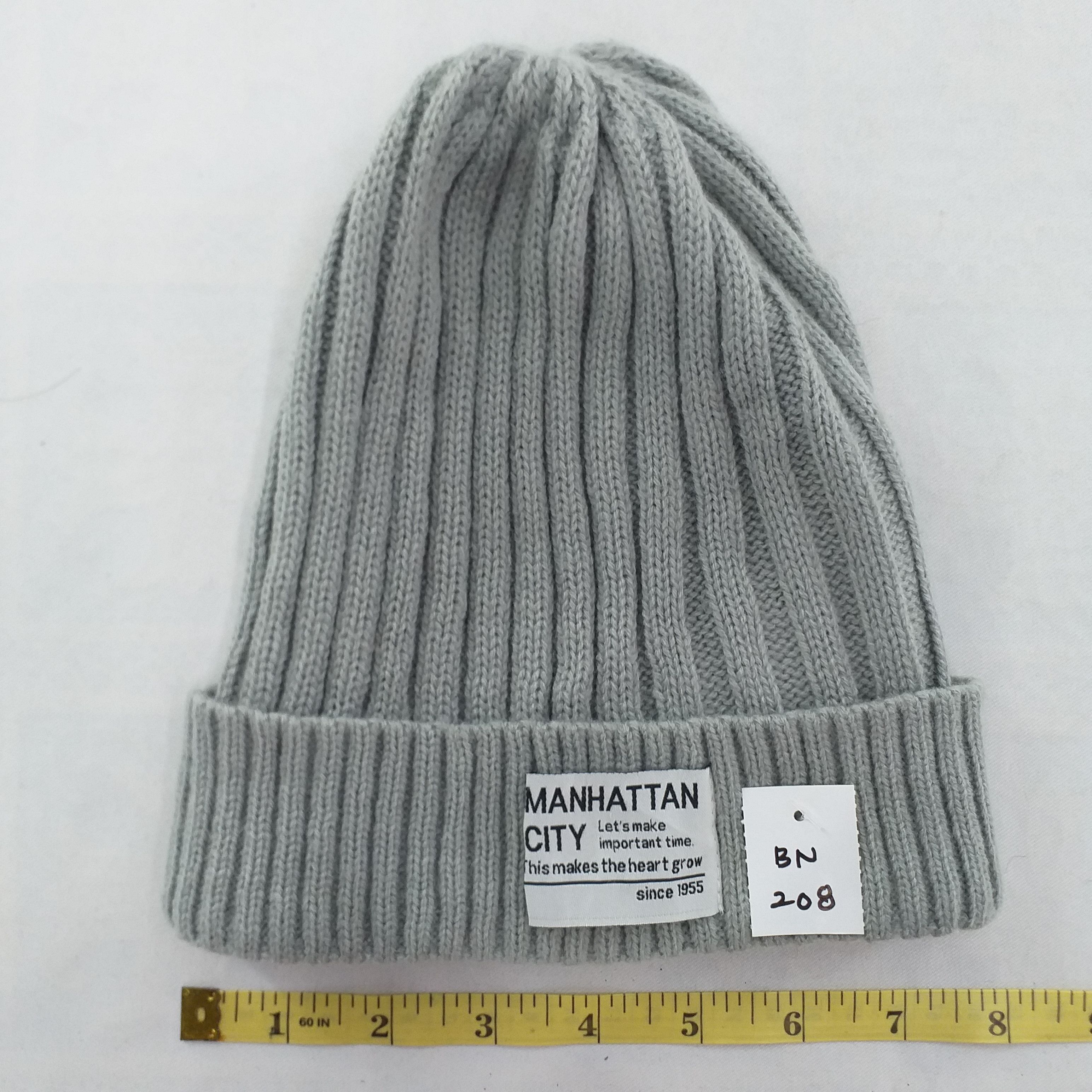 Japanese Brand Manhattan City Snow Cap Hat Beanie -BN208 Size ONE SIZE - 3 Thumbnail