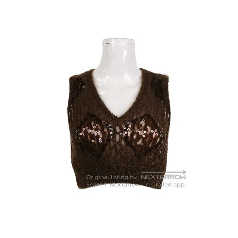 Brunello Cucinelli Brunello Cucinelli Short Knitted Vest Size XS / US 0-2 / IT 36-38 - 1 Thumbnail