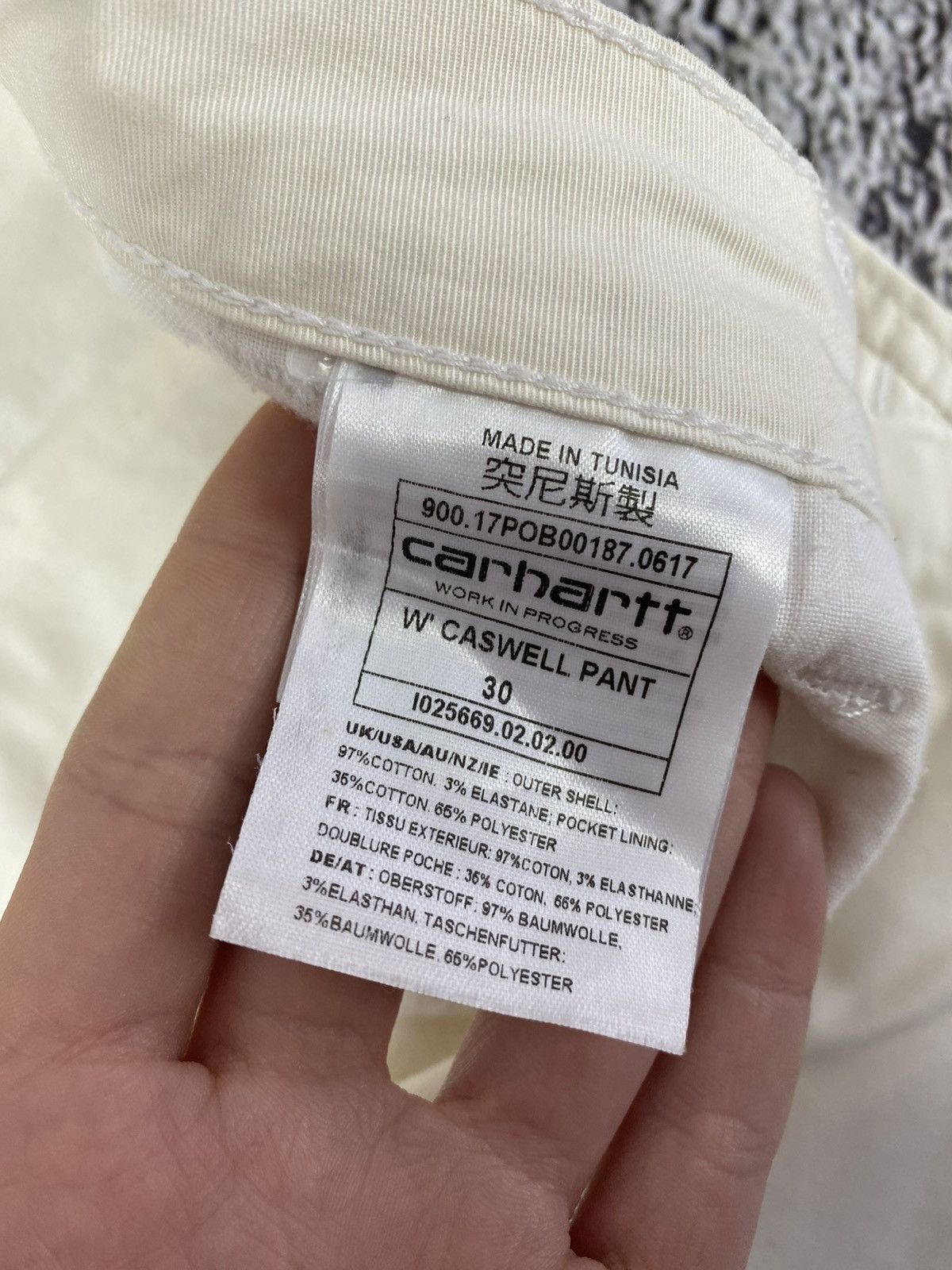 Carhartt Vintage Y2K Carhartt cream boyfriend pants streetwear 00s 30 Size 30" / US 8 / IT 44 - 9 Thumbnail
