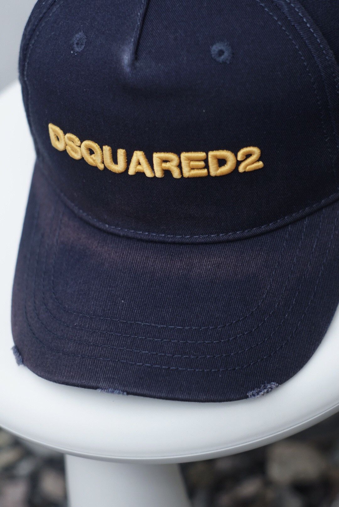 Dsquared2 Dsquared2 Dean & Dan Caten ripped cap Size ONE SIZE - 6 Thumbnail