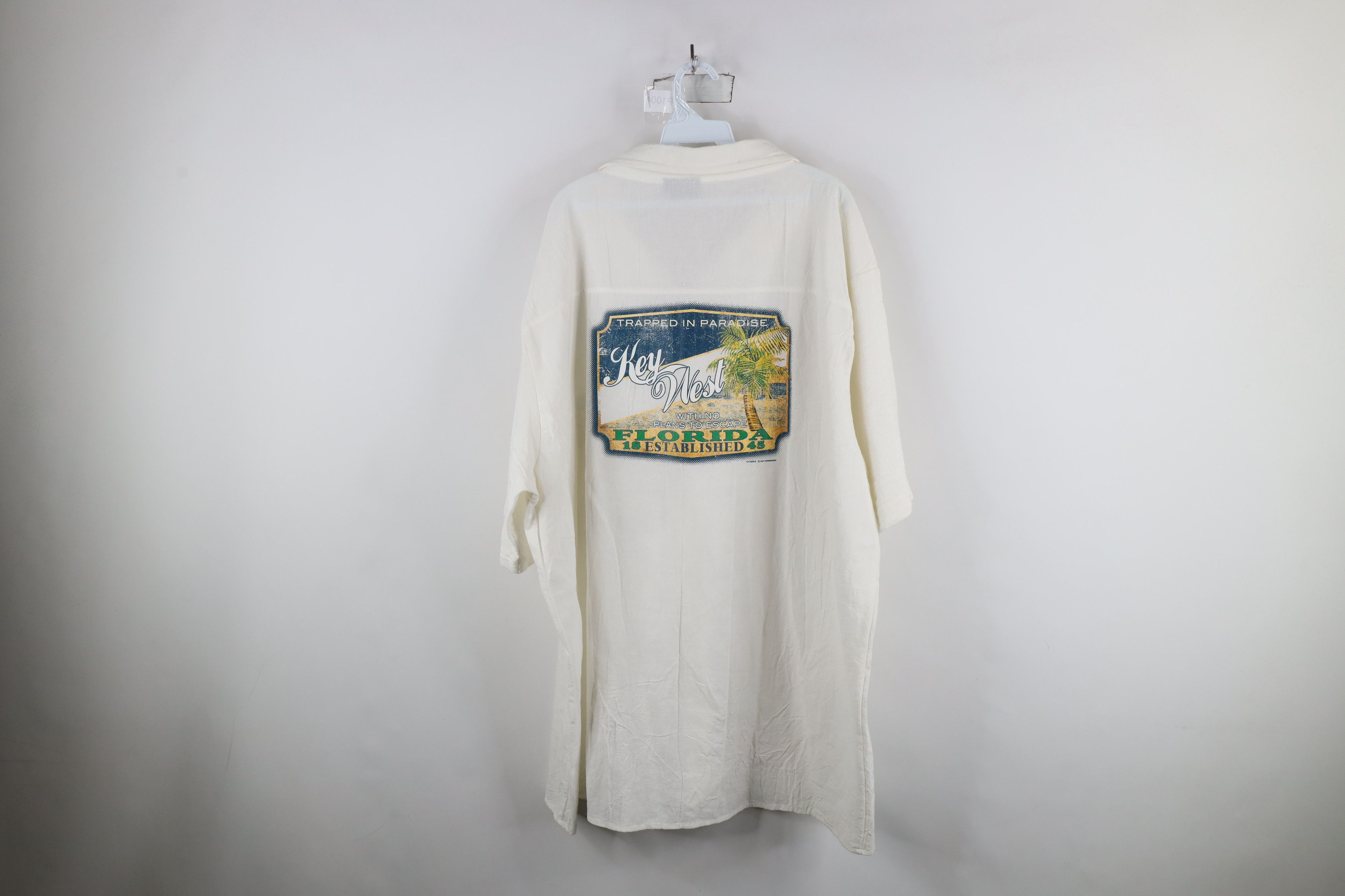 Vintage Vintage 90s Streetwear Key West Florida Button Shirt USA Size US XXL / EU 58 / 5 - 13 Thumbnail