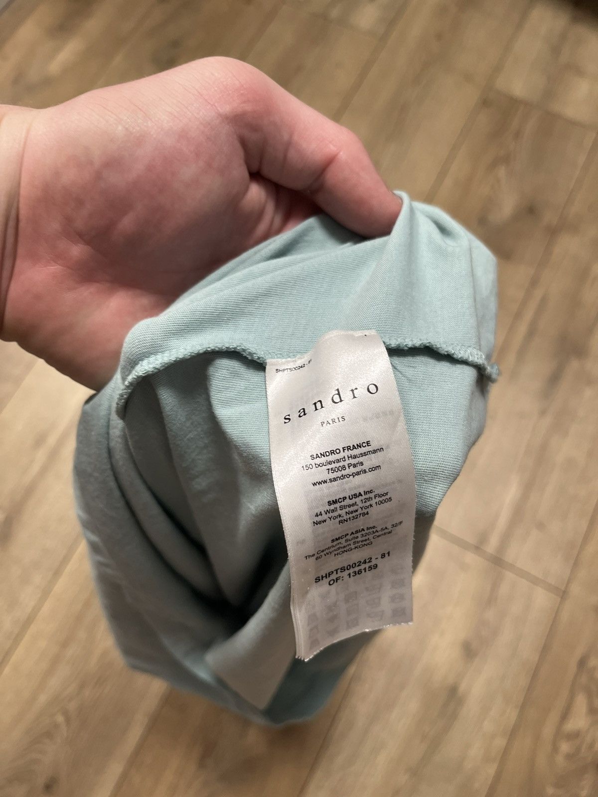 Sandro Sandro Center Logo T-Shirt Mens Size US M / EU 48-50 / 2 - 4 Thumbnail