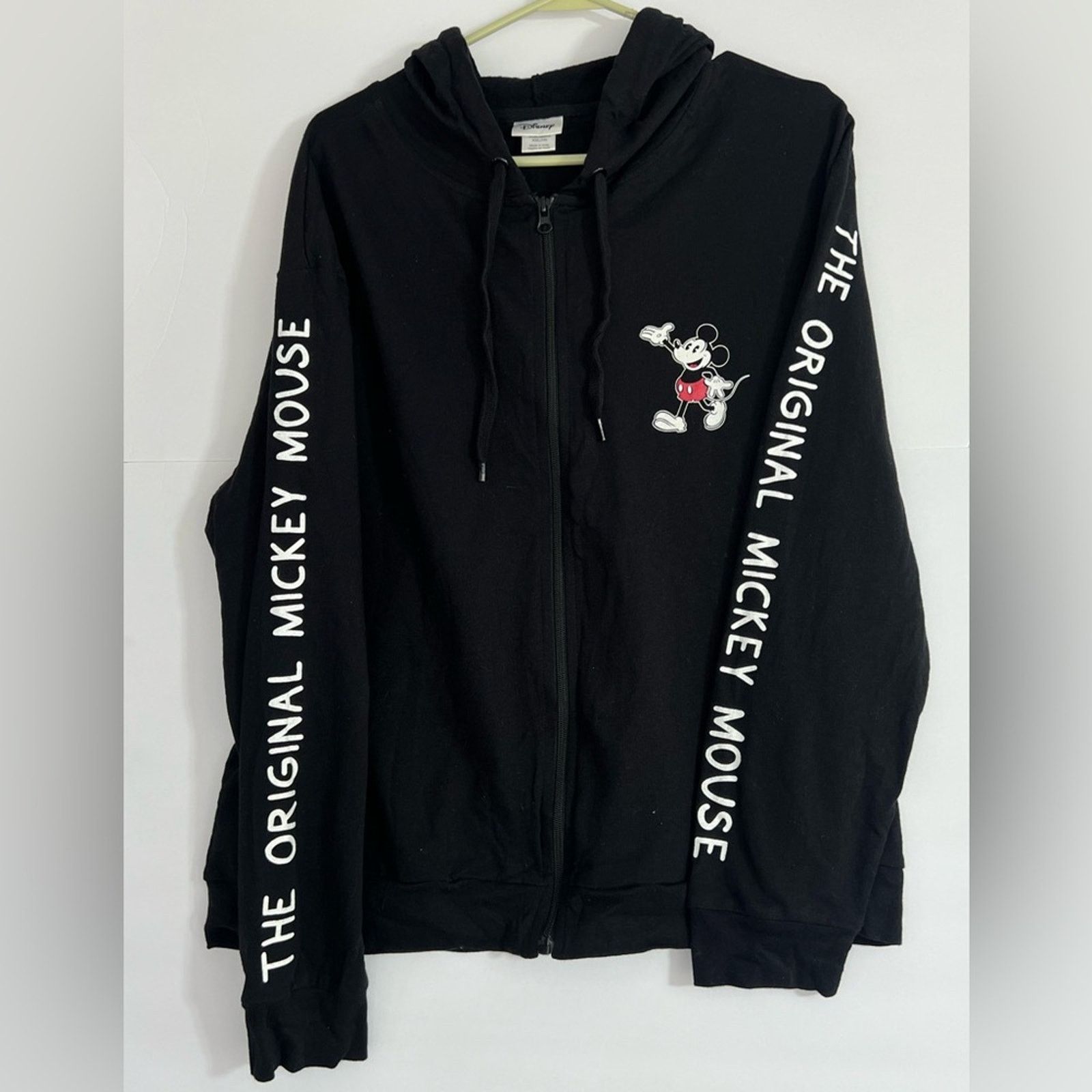 Disney Disney Mickey Mouse Hooded Zip Lightweight Jacket Women XXL Size XXL / US 16-18 / IT 52-54 - 1 Thumbnail