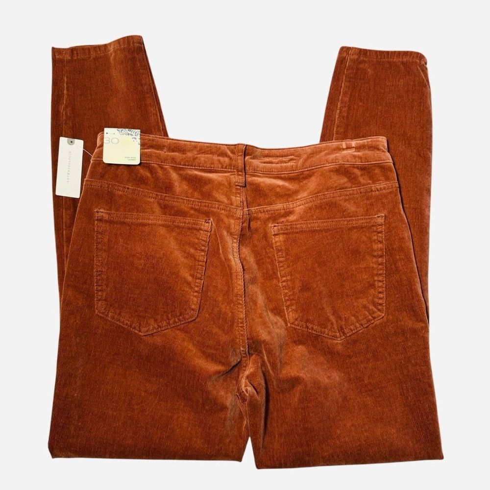 Anthropologie NWT New $110 Anthropologie Pilcro High Rise Skinny Corduroy Size 30" / US 8 / IT 44 - 4 Thumbnail
