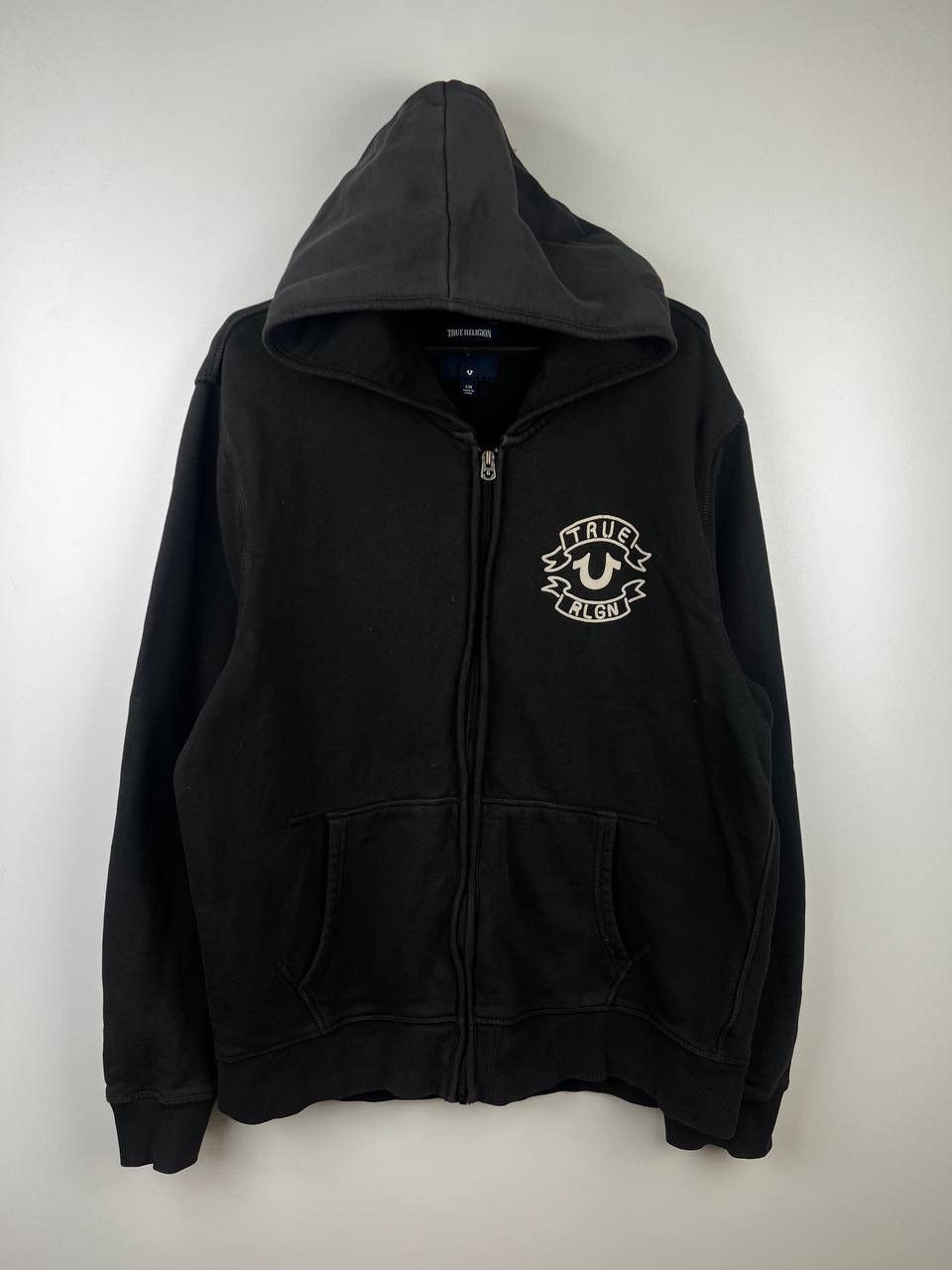True Religion True Religion skulls streetwear zip hoodie size L Size US L / EU 52-54 / 3 - 1 Thumbnail