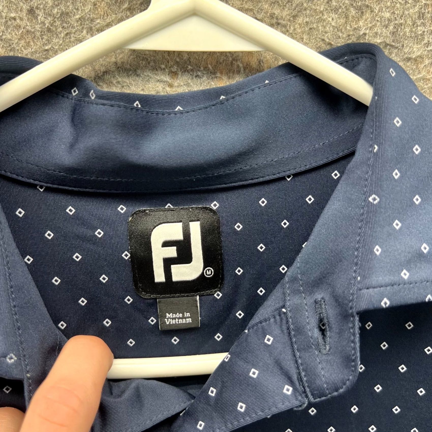 Footjoy FootJoy Polo Shirt Mens M Blue Navy The Smidt Cup 2017 Golfer Golf Shirt Polo Size US M / EU 48-50 / 2 - 7 Thumbnail