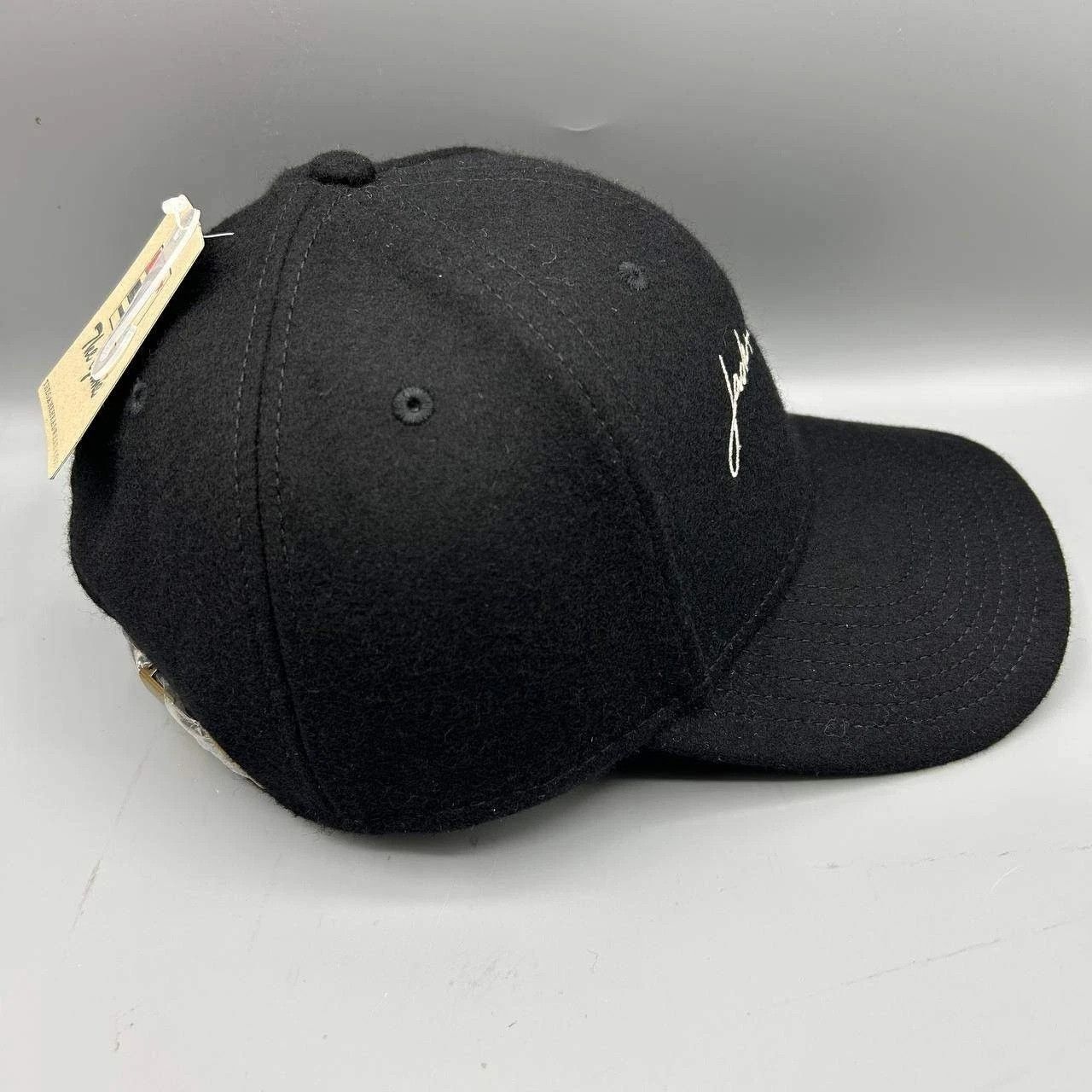 The Game Jackson Hole Hat Men Black Embroidered Strap Back Wool Size ONE SIZE - 4 Thumbnail
