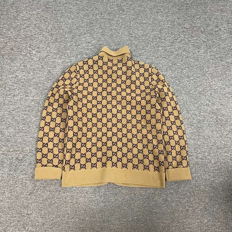 Gucci Gucci Monogram Wool Knit Cardigan-2506 Size S / US 4 / IT 40 - 2 Thumbnail