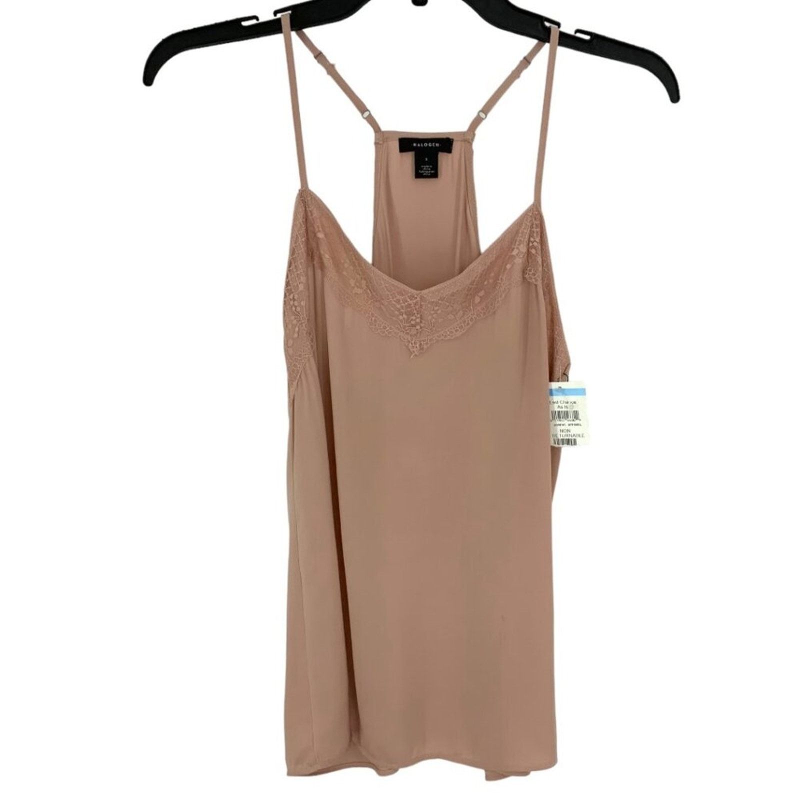 Other Halogen Lace Trim Racerback Cami Pink Sz Small NWOT $39 MSRP Size S / US 4 / IT 40 - 3 Thumbnail