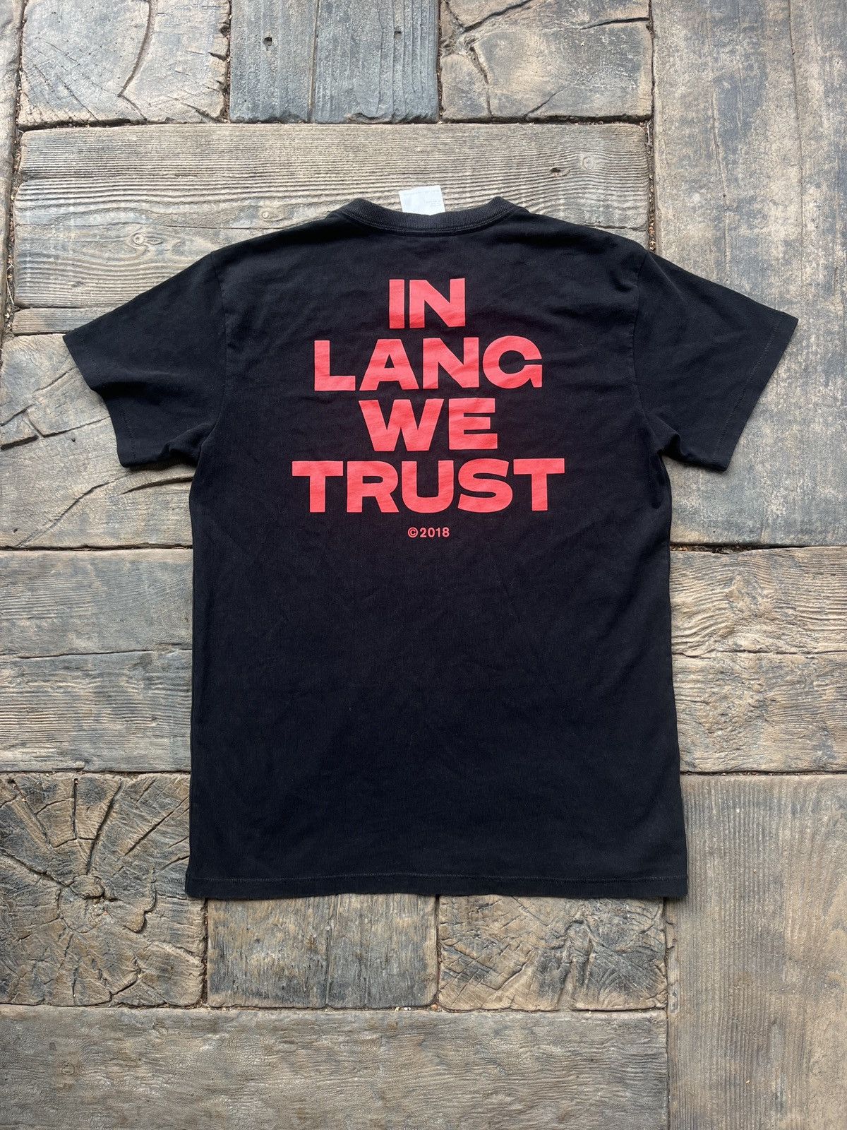 Helmut Lang Helmut Lang T shirt Big Logo M Size US M / EU 48-50 / 2 - 1 Thumbnail