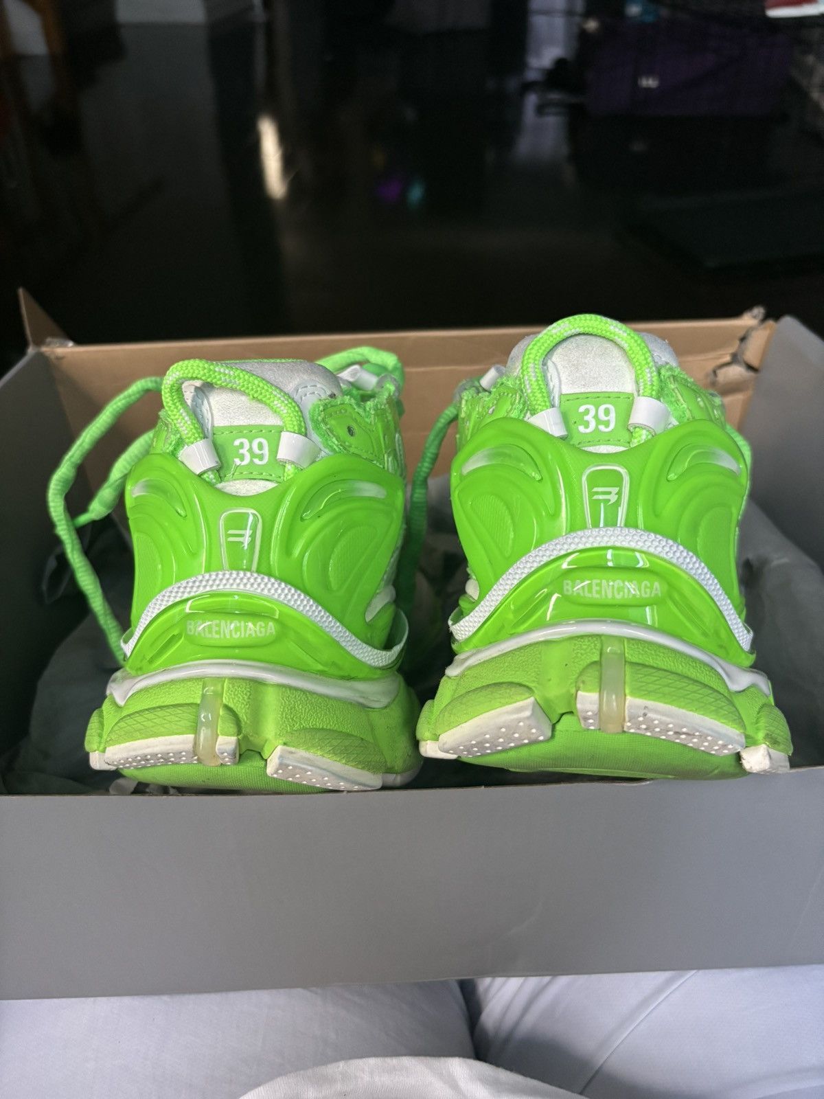 Balenciaga Balenciaga Runner Sneaker ‘Fluo Green’ Size US 7 / EU 40 - 3 Thumbnail