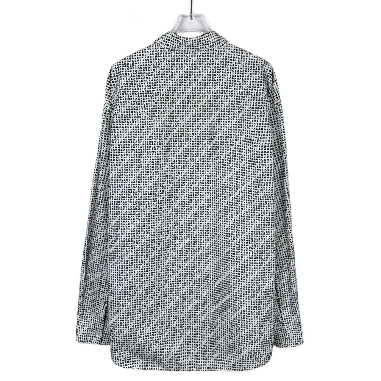 Balenciaga Balenciaga Collared Cotton Long Sleeve Shirt K26WX Size US S / EU 44-46 / 1 - 2 Thumbnail