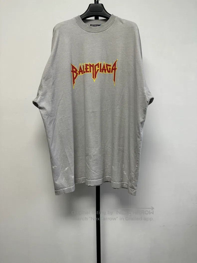 Balenciaga Balenciaga Rock Band Series Lightning Logo Pattern Printed Size US L / EU 52-54 / 3 - 1 Thumbnail
