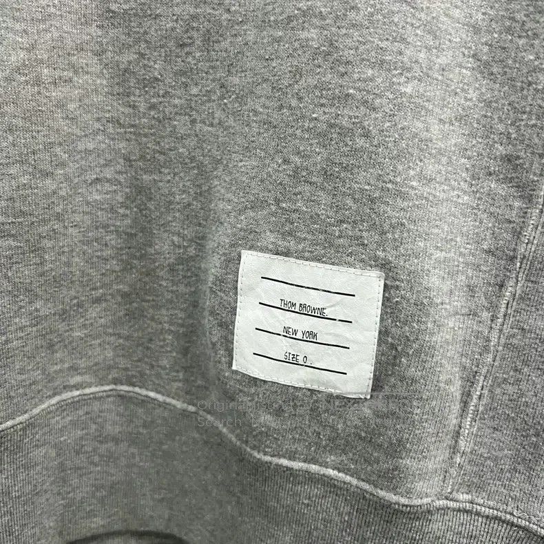 Thom Browne Thom Browne Classic Grey Striped Hoodie Size US XS / EU 42 / 0 - 4 Thumbnail