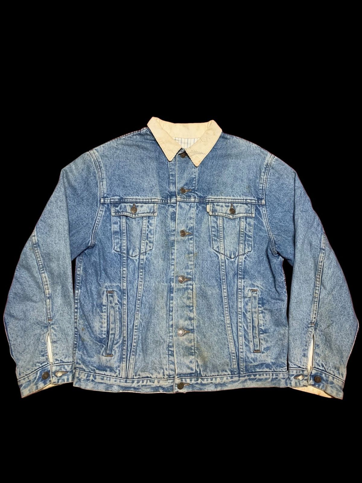 Levi's × Vintage Vintage Levi's 80's Denim Jacket Grey Label Rare Size US M / EU 48-50 / 2 - 1 Thumbnail