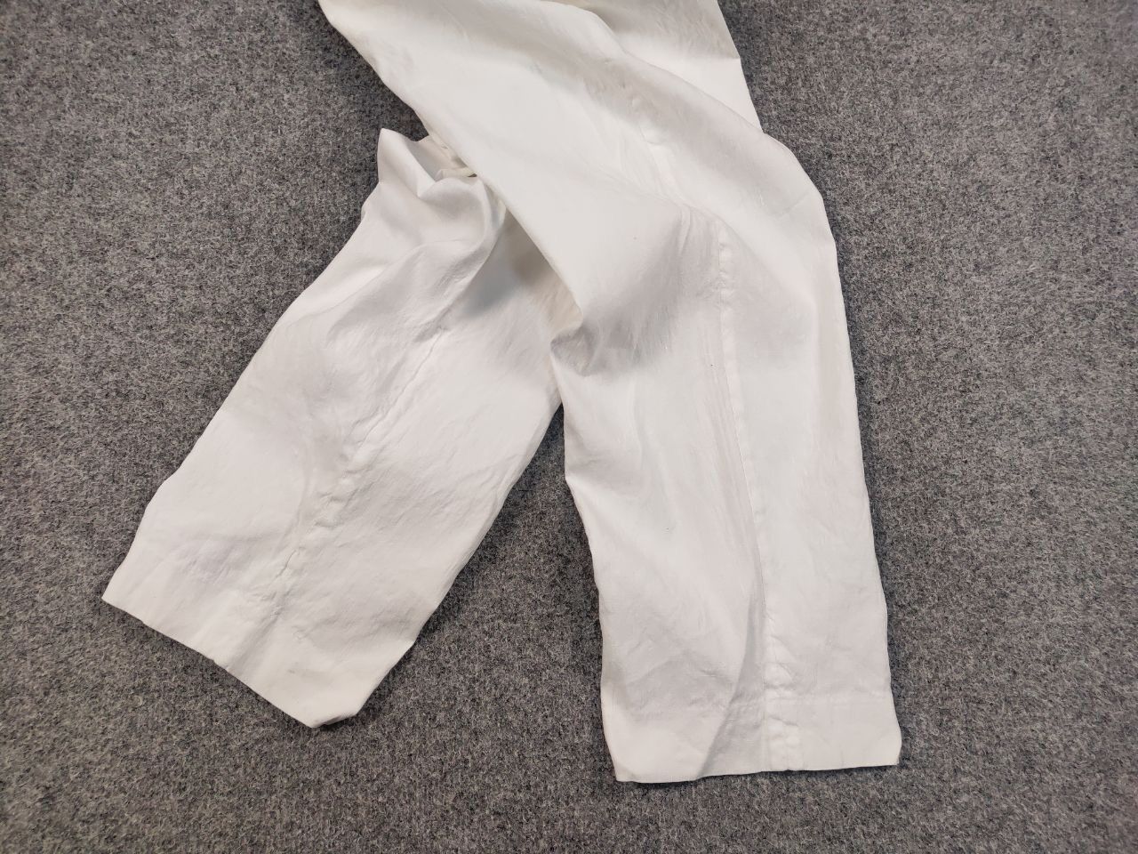 Other Tela Design Regular White Linen blend Solid Trouser Pants Size 30" / US 8 / IT 44 - 4 Thumbnail