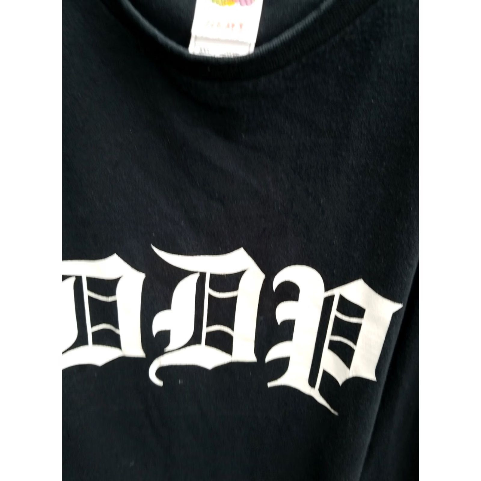 Fruit Of The Loom VINTAGE Fruit of the Loom T-Shirt 3XL Black Men Short Sleeve Crew Neck Dublin Death Patrol USA Europe 2007 Tour 90s Size US XXL / EU 58 / 5 - 2 Thumbnail