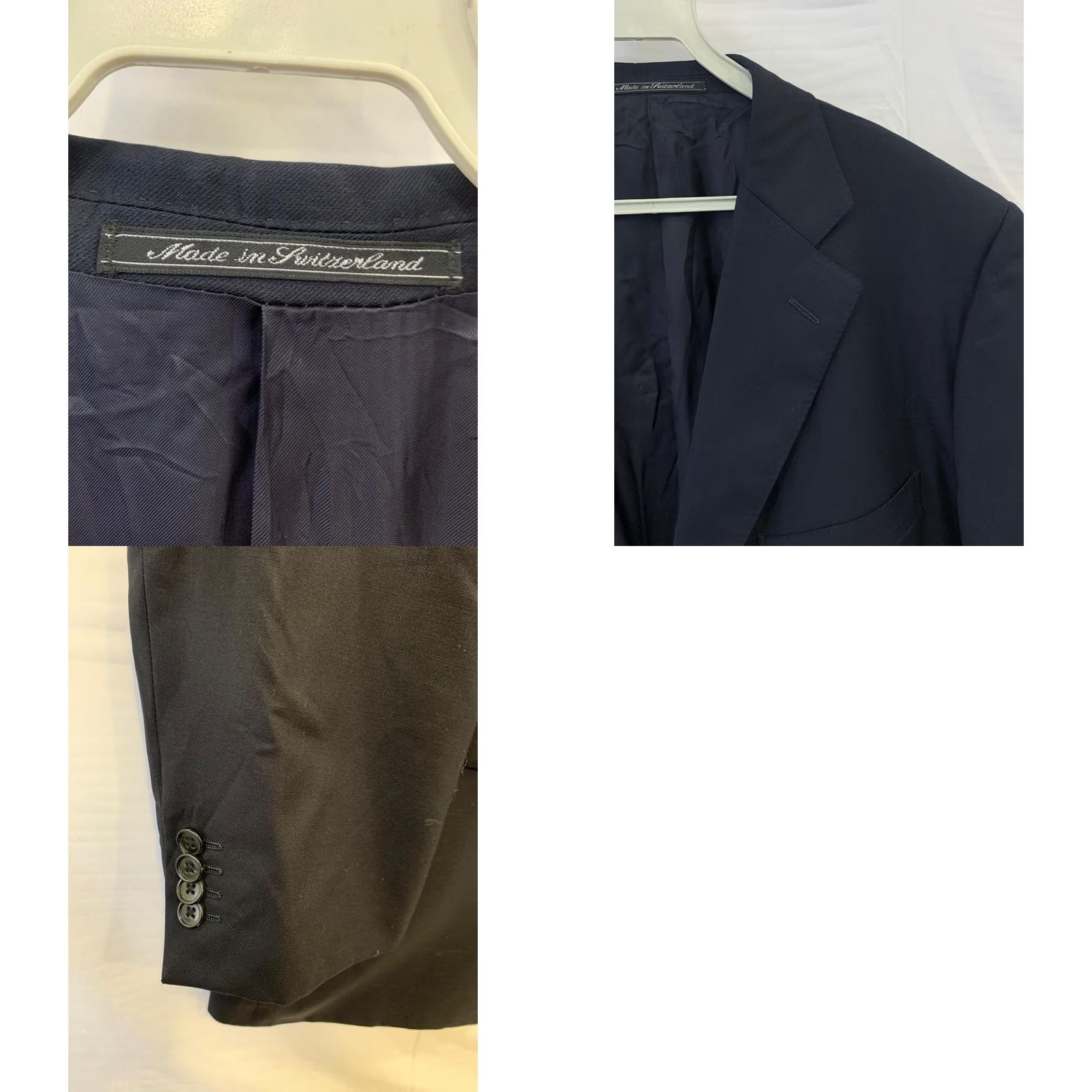 Ermenegildo Zegna VINTAGE Ermenegildo Zegna Blazer Navy XXL Adult Men’s Two-Button Sport Coat 100% Wool Super 100s Fine Worsted Made in Switzerland Size 48R - 8 Thumbnail