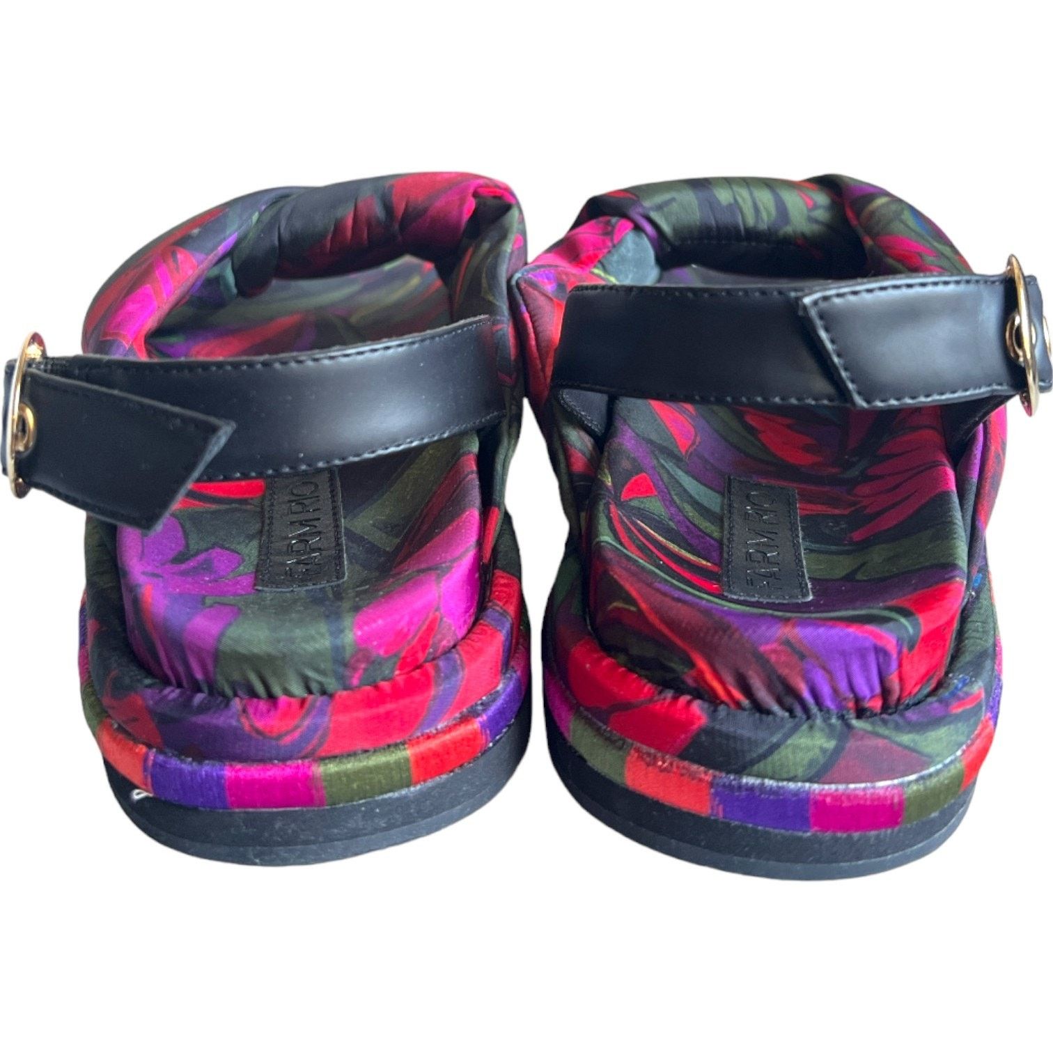 Farm Rio FARM Rio Puff Peep-Toe Slingback Sandals, US7 Size US 7 / IT 37 - 6 Thumbnail