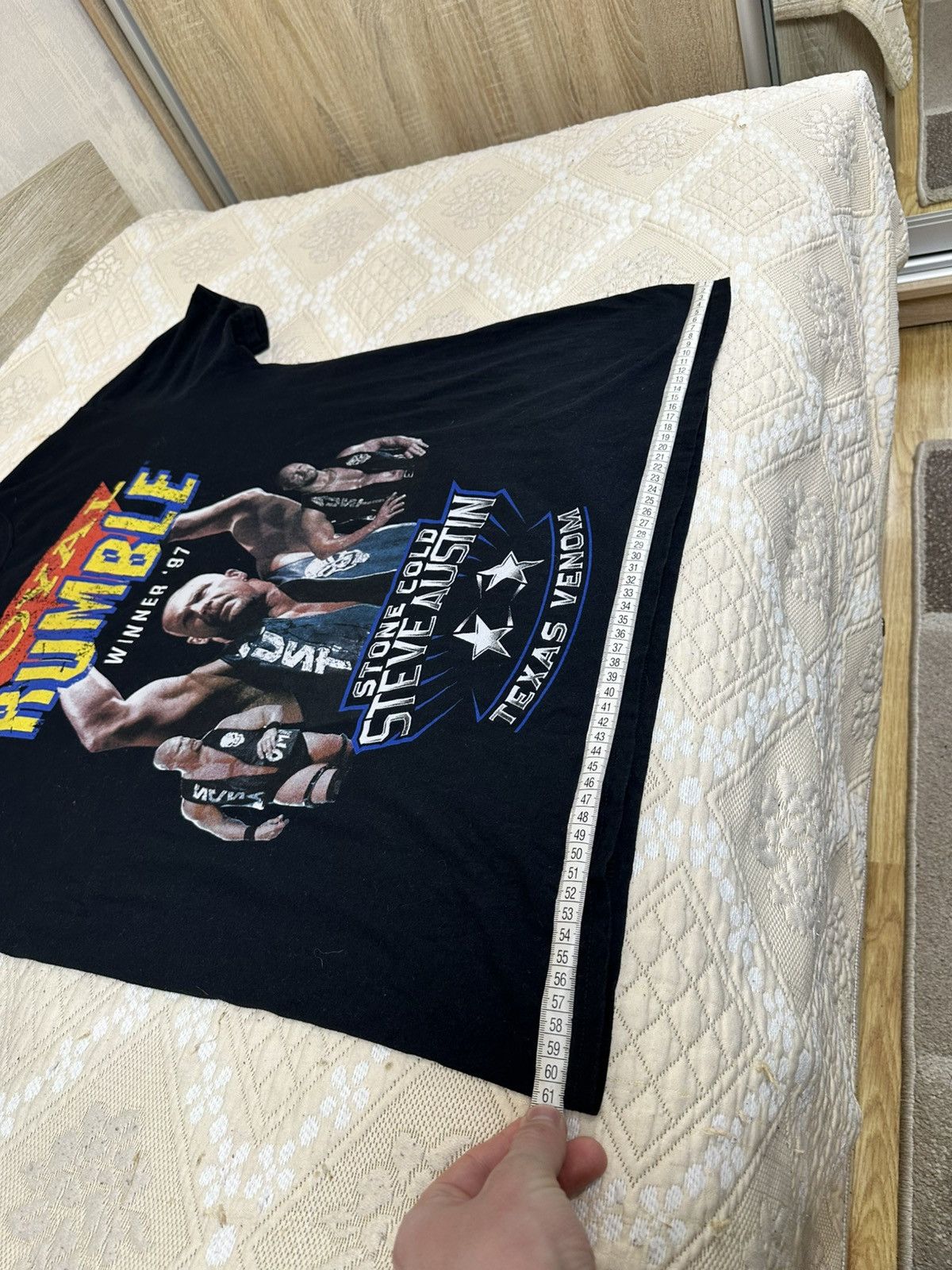 WWE 🔥 Stone Cold Winner 97 Royal Rumble Vintage WWE T Shirt Size US XL / EU 56 / 4 - 7 Thumbnail