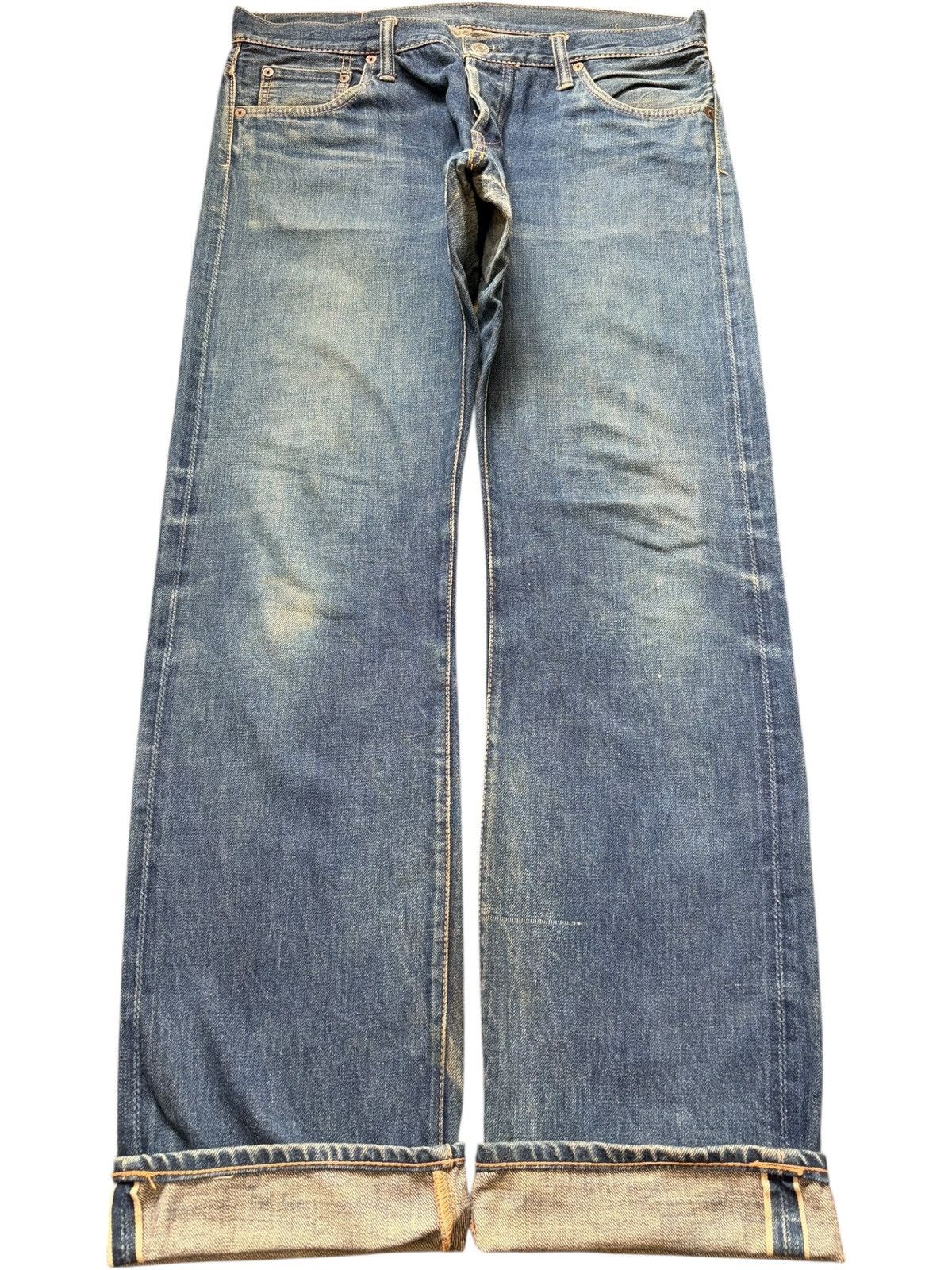 Johnbull Vintage Japanese Johnbull Blue Wash Selvedge Jeans Size US 33 - 1 Thumbnail