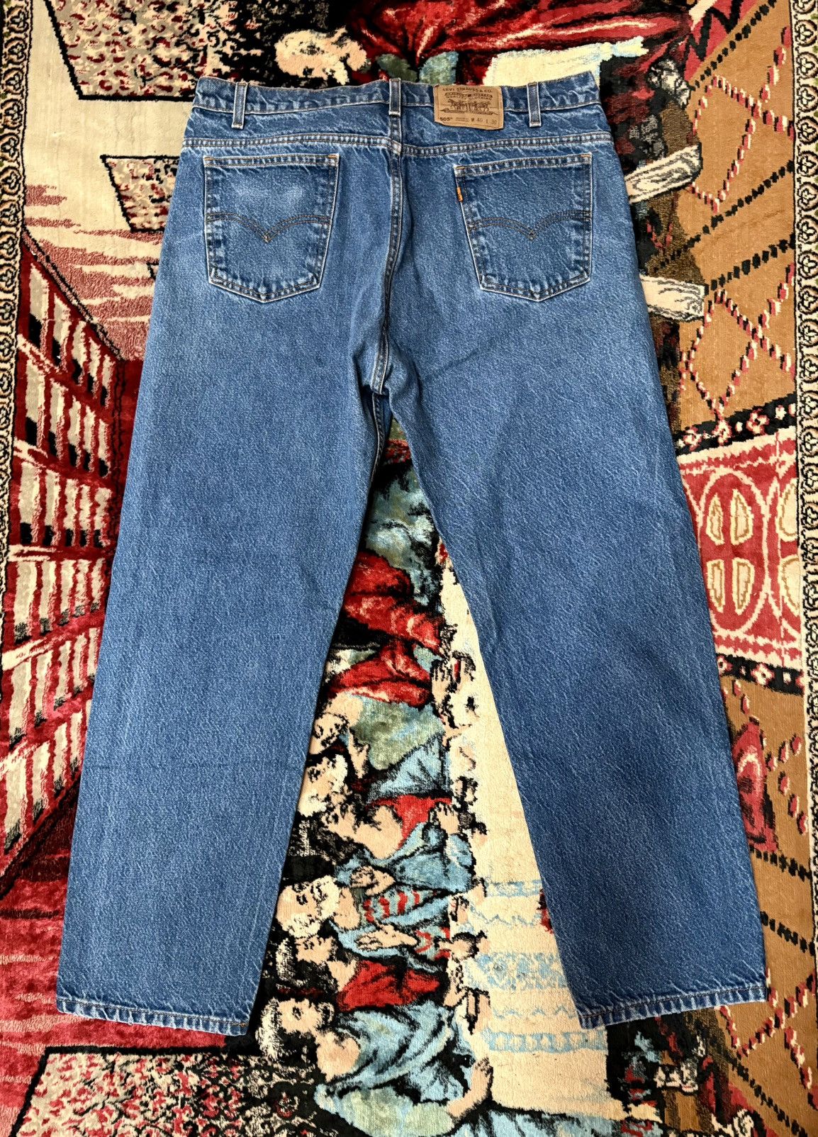 Levi's Levi’s vintage 90s regular 505 blue denim jeans 38x29 Size US 38 / EU 54 - 2 Thumbnail