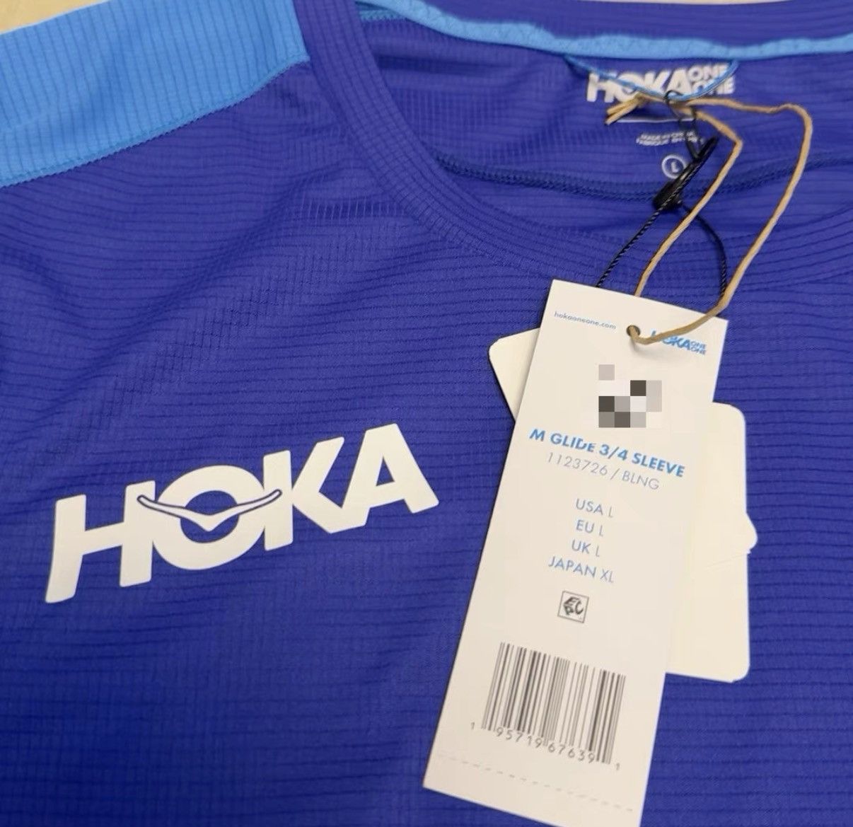 Hoka Hoka One One Glide 3/4 Sleeve Quick-Dry Long Sleeve Tee J44 Size US L / EU 52-54 / 3 - 2 Thumbnail
