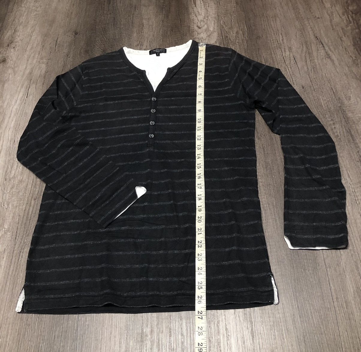 Designer × Vintage × Yohji Yamamoto Sacsny Y'saccs Y's Yohji Yamamoto Long Sleeve Tee Shirt Size US M / EU 48-50 / 2 - 5 Thumbnail