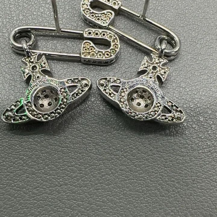 Vivienne Westwood Vivienne Westwood Lucrece Crystal Brooch Earrings Size ONE SIZE - 3 Thumbnail
