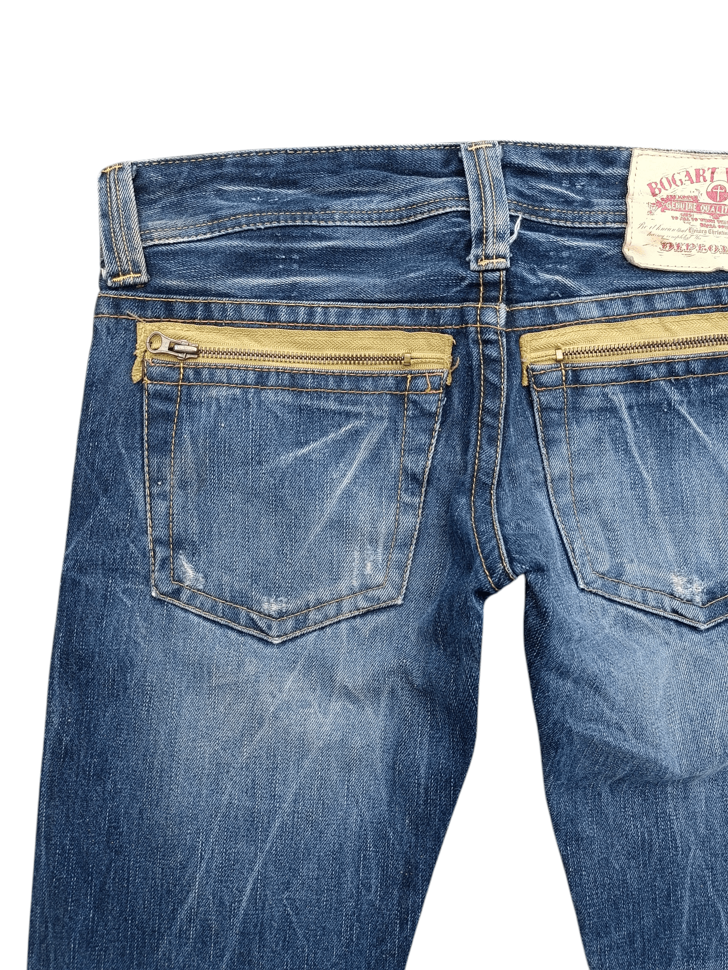 Japanese Brand Japanese Brand Bogart Vulga Whiskers Flare Jeans Size US 32 / EU 48 - 15 Thumbnail